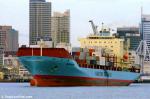 ID 1485 NEXO MAERSK (2001/27300grt/IMO 9220885) sailing from Auckland, NZ.